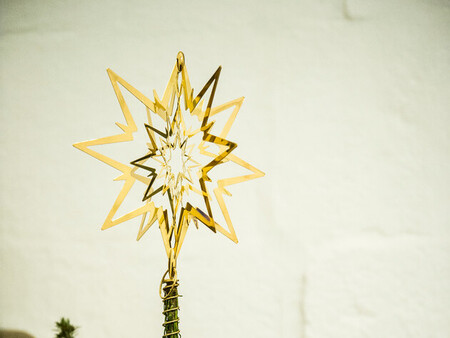 Billede af juletræstop med stjerne