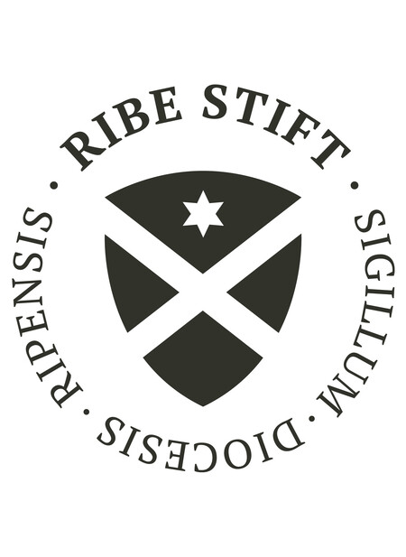 Billede af Ribe Stifts segl i sort